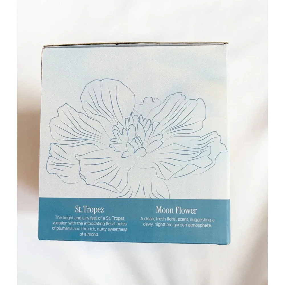 White Succulent Porcelain Passive Essential Oil Diffuser with 5ml  essential oil